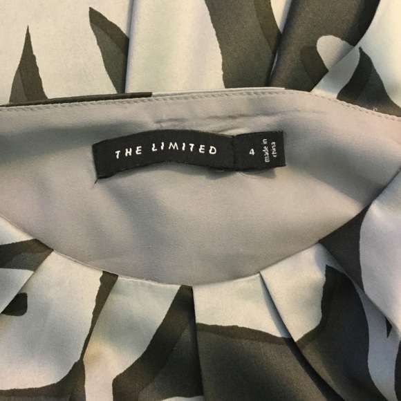 The Limited Silver/Gray patterned party dress SZ 4 - Picture 4 of 5